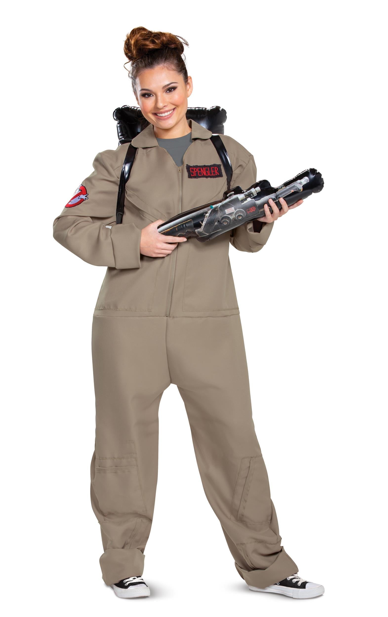 Ghostbusters Spangler Jumpsuit and Proton Pack Jumpsuit Deluxe Costume XL 42-46 by HalloweenStore.com