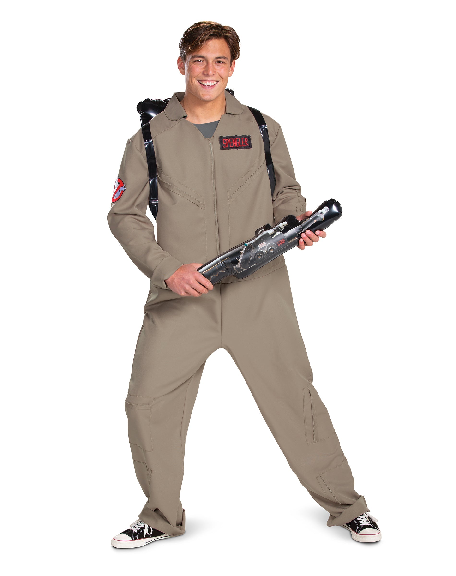 Ghostbusters Spangler Jumpsuit and Proton Pack Jumpsuit Deluxe Costume XL 42-46 by HalloweenStore.com