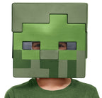 Zombie Minecraft Costume Half Mask Child Size by HalloweenStore.com