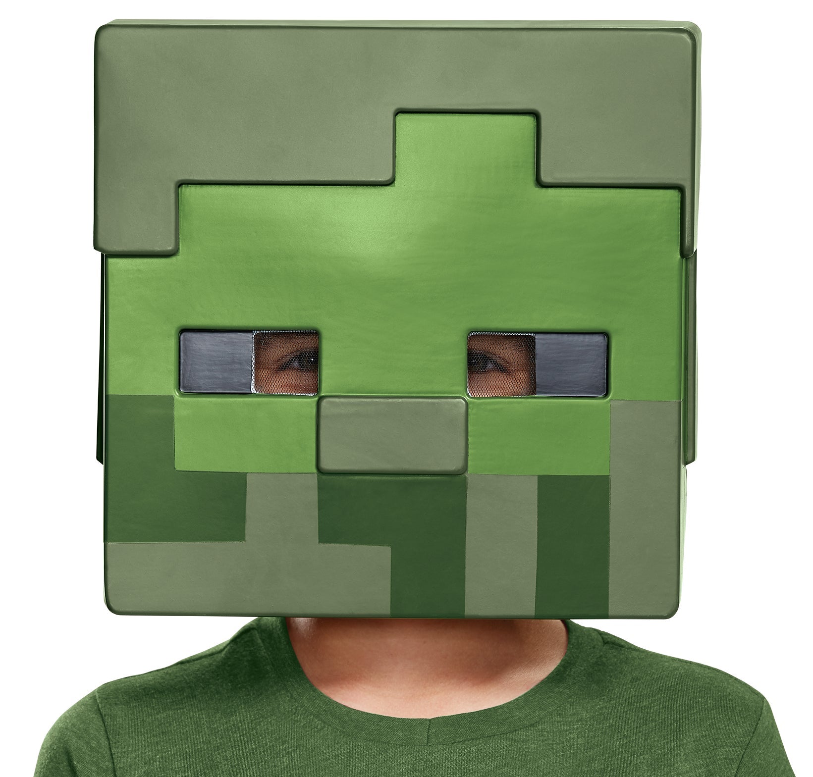 Zombie Minecraft Costume Half Mask Child Size by HalloweenStore.com