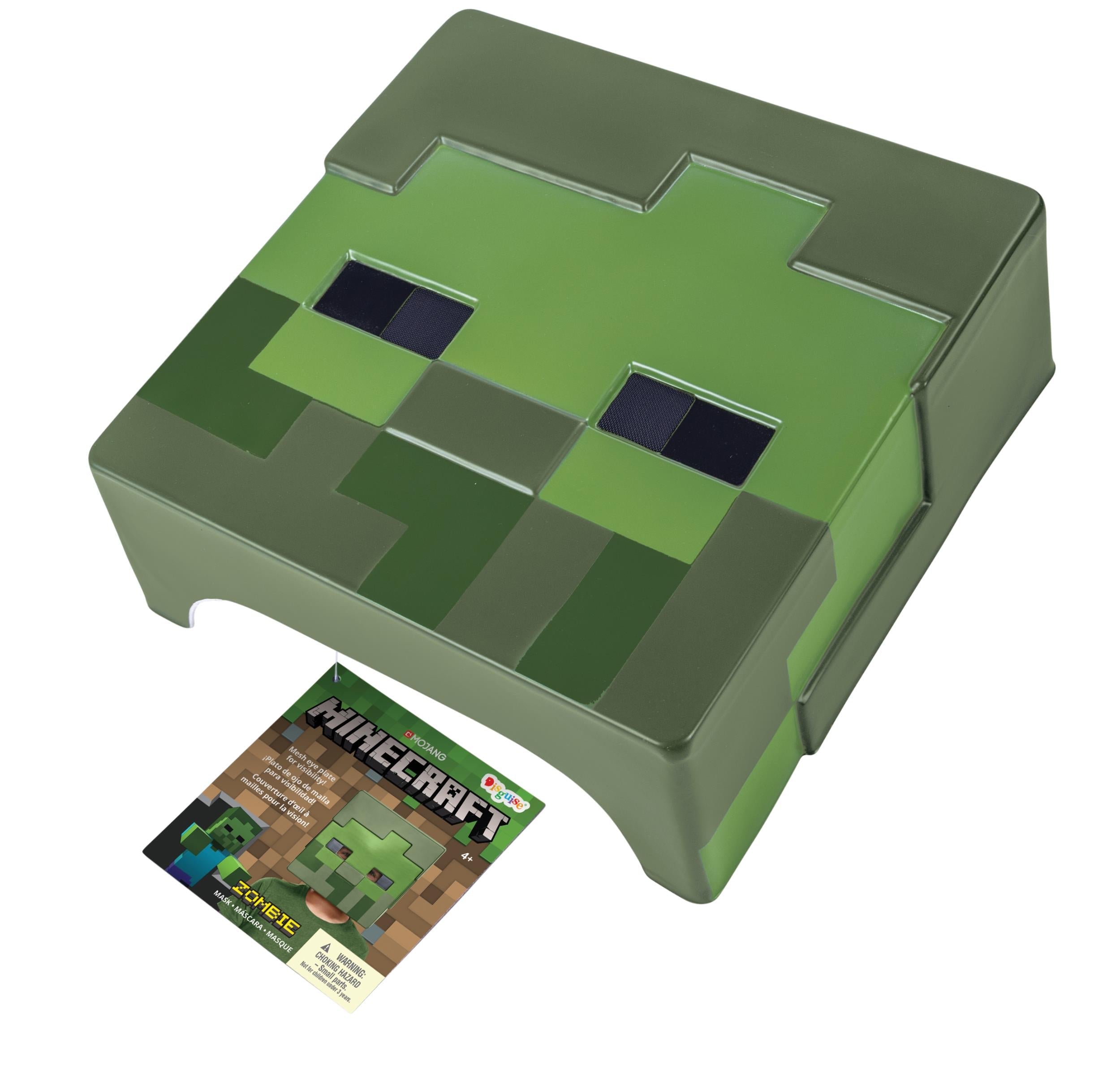 Zombie Minecraft Costume Half Mask Child Size by HalloweenStore.com