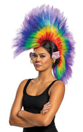 Trolls Barb Mohawk Rainbow Deluxe Wig Halloween Costume Accessory by HalloweenStore.com