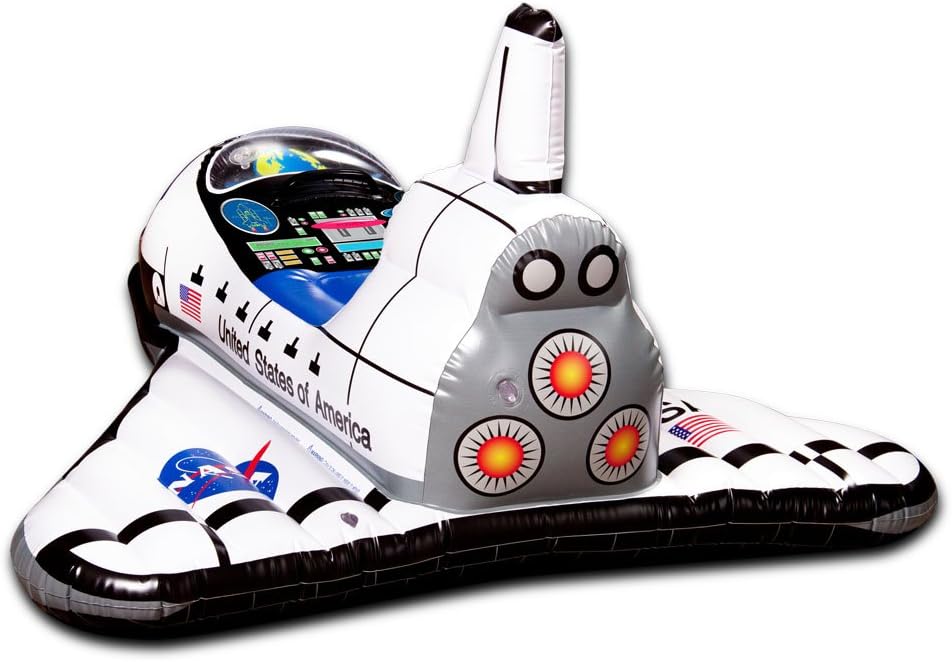 Jr. Space Explorer Inflatable Space Shuttle House or Pool Fun by HalloweenStore.com