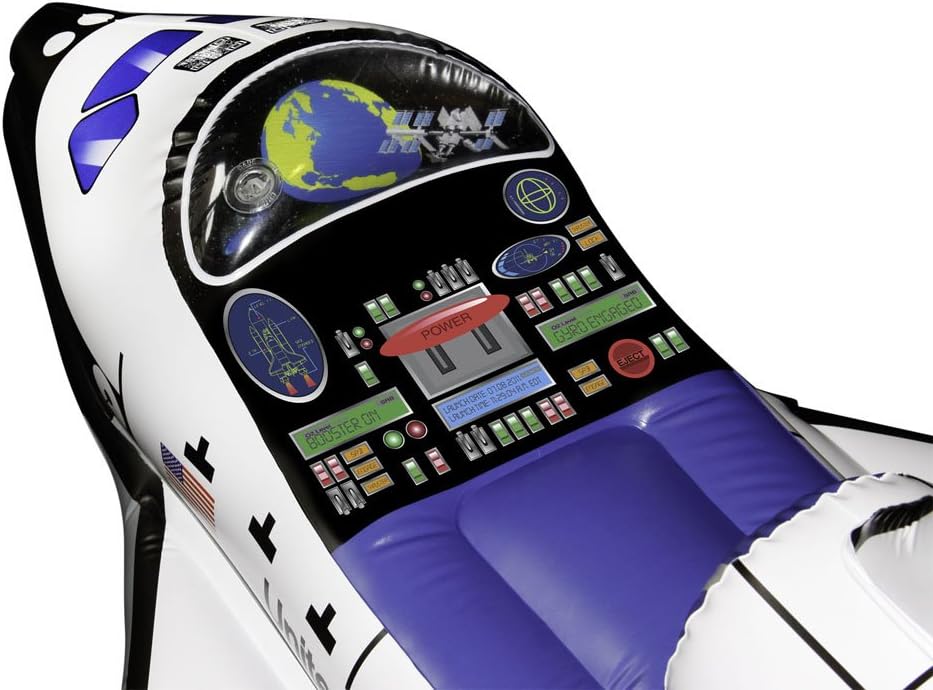 Jr. Space Explorer Inflatable Space Shuttle House or Pool Fun by HalloweenStore.com
