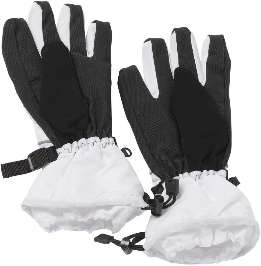 White NASA Astronaut Gloves Boys Large by HalloweenStore.com