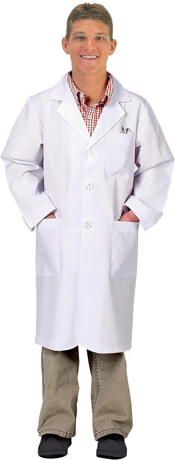 Aeromax Mad Scientist Lab Coat Costume Adult Small by HalloweenStore.com