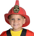 Red Firefighter Helmet with Lights and Sounds Child by HalloweenStore.com