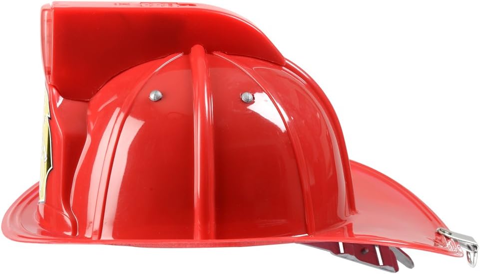 Red Firefighter Helmet with Lights and Sounds Child by HalloweenStore.com
