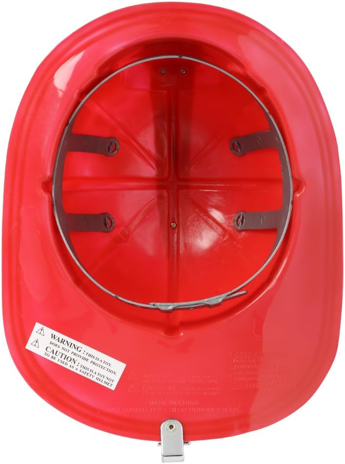Red Firefighter Helmet with Lights and Sounds Child by HalloweenStore.com