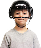 Jr Police Swat Helmet Child Adjustable Hat by HalloweenStore.com