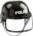 Jr Police Swat Helmet Child Adjustable Hat by HalloweenStore.com