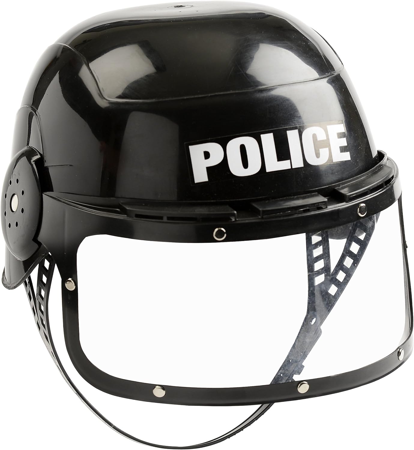Jr Police Swat Helmet Child Adjustable Hat by HalloweenStore.com