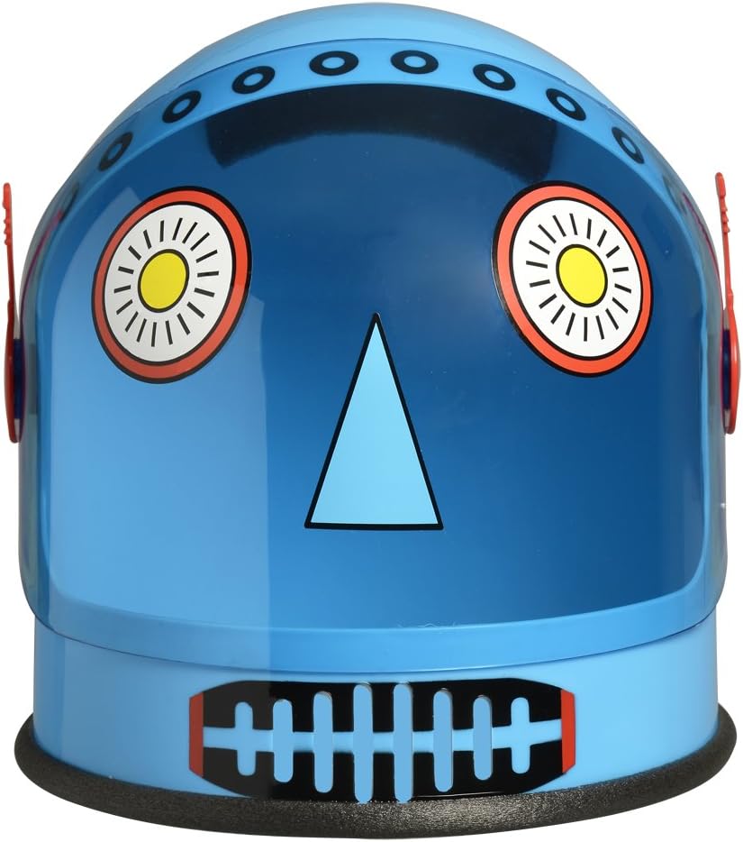 Space Robot Blue Alien Helmet Child Hat by HalloweenStore.com