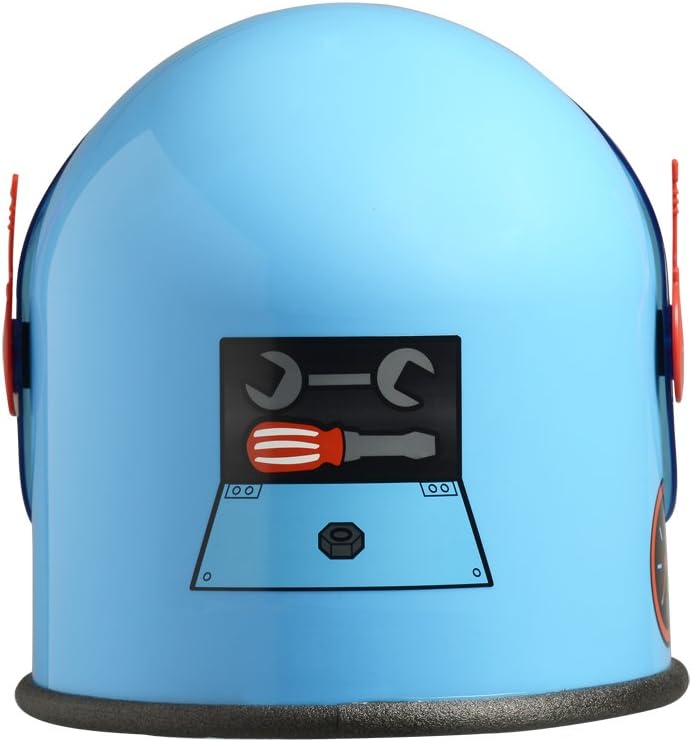 Space Robot Blue Alien Helmet Child Hat by HalloweenStore.com