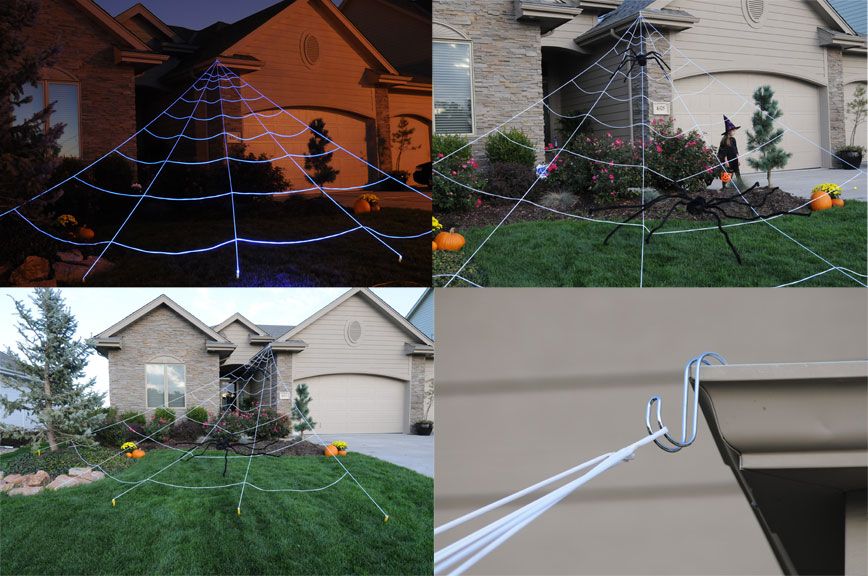 24 Foot Mega Yard Spider Web Halloween Decoration by HalloweenStore.com