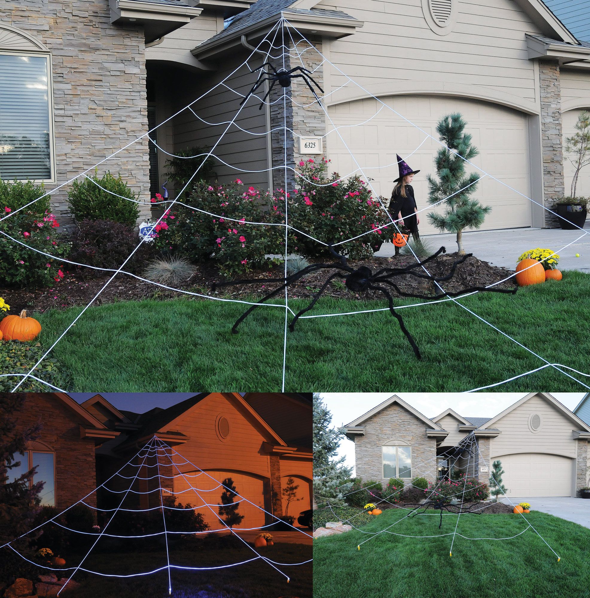 24 Foot Mega Yard Spider Web Halloween Decoration by HalloweenStore.com