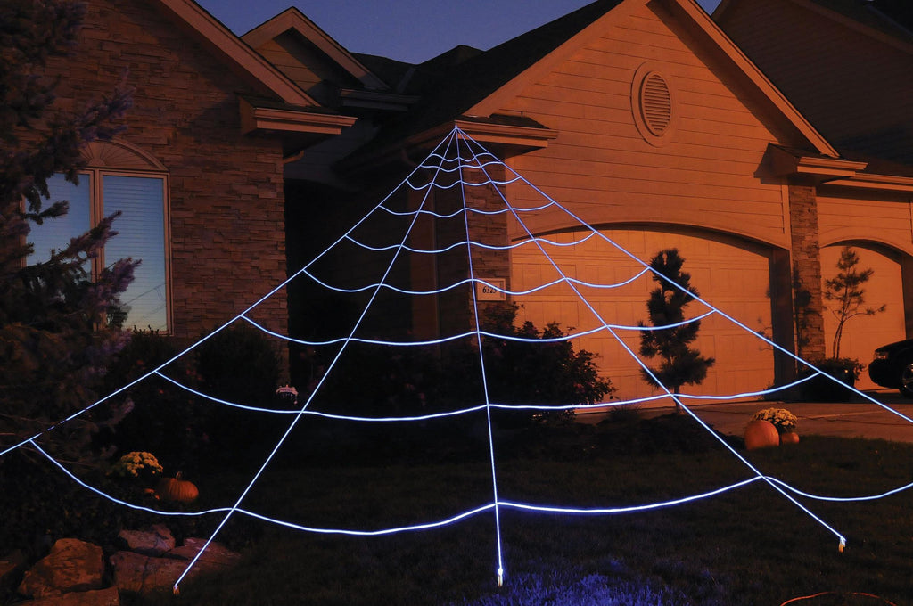 24 Foot Mega Yard Spider Web Halloween Decoration by HalloweenStore.com