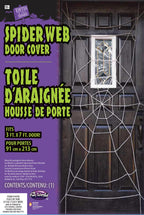 7 Foot Black Spiderweb Door Rope Halloween Decoration by HalloweenStore.com