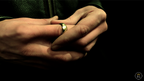 Ash and Ember Gold Curved Size 13 (2 Rings) by Zach Heath - Trick by Murphy's Magic Supplies, Inc.