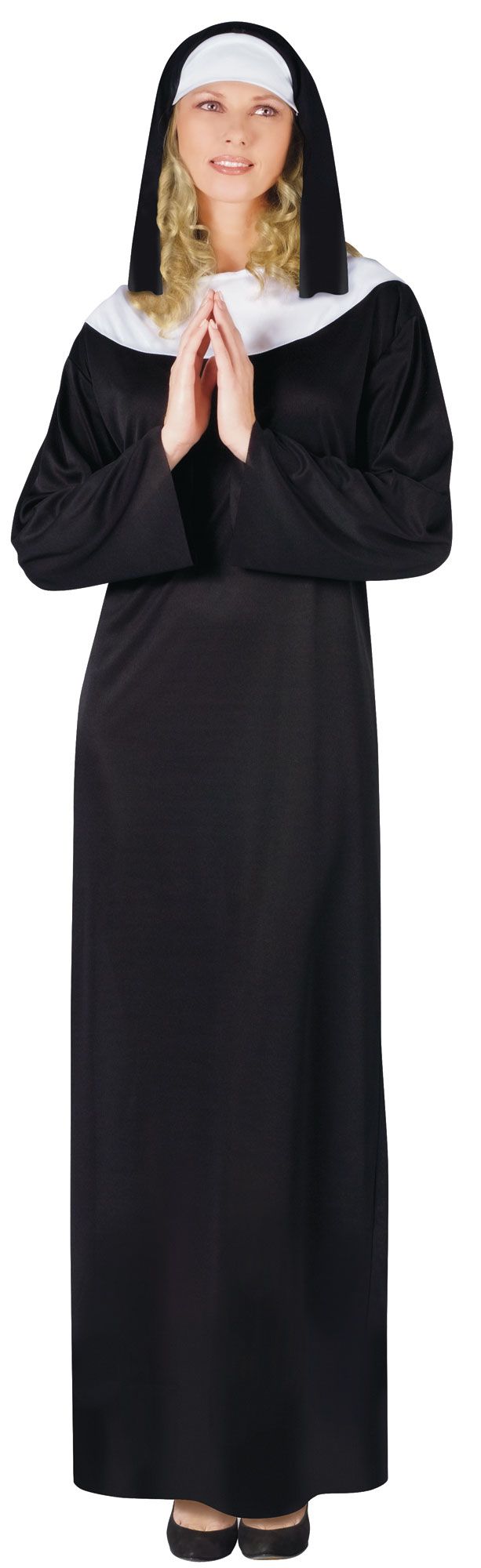 Classic Nun Fun World Adult Robe Costume Standard by HalloweenStore.com