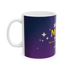 Ceramic Mug — 'Big Tim's Vagmag Emporium' Retro Purple Coffee Cup by Printify