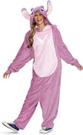 Angel Pink Lilo and Stitch Pajama Jumpsuit Costume Adult Small/Medium by HalloweenStore.com