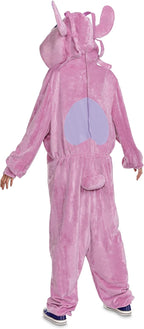 Angel Pink Lilo and Stitch Pajama Jumpsuit Costume Adult Small/Medium by HalloweenStore.com