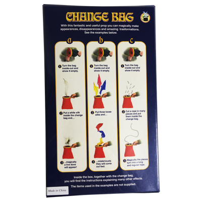 Change Bag Repeat with Zipper (Red) by Vincenzo Di Fatta by Murphy's Magic Supplies, Inc.