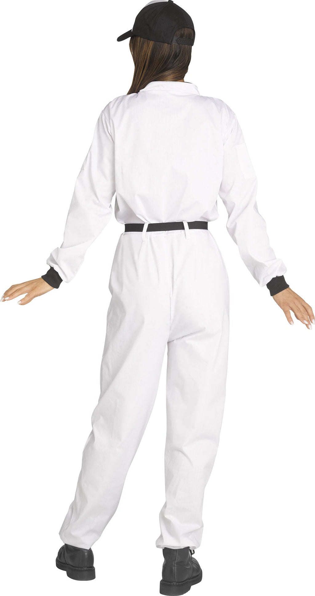 Astronaut NASA White Jumpsuit Adult Costume Large 12-14 by HalloweenStore.com