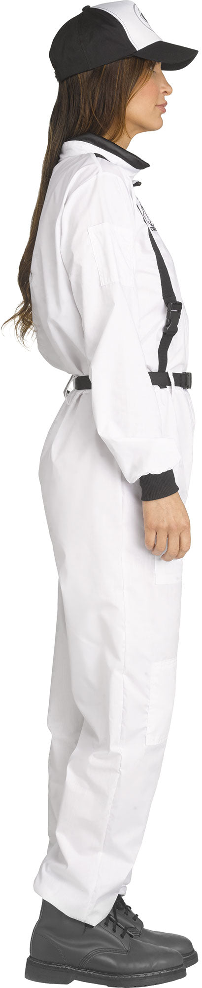 Astronaut NASA White Jumpsuit Adult Costume Large 12-14 by HalloweenStore.com