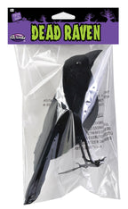 Realistic Giant Black Raven Bird Prop by HalloweenStore.com