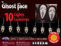 Scream Ghost Face 10 String Lights Lawn Decoration by HalloweenStore.com
