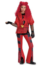 Descendants Red Deluxe Rise of Red Girls Costume by HalloweenStore.com