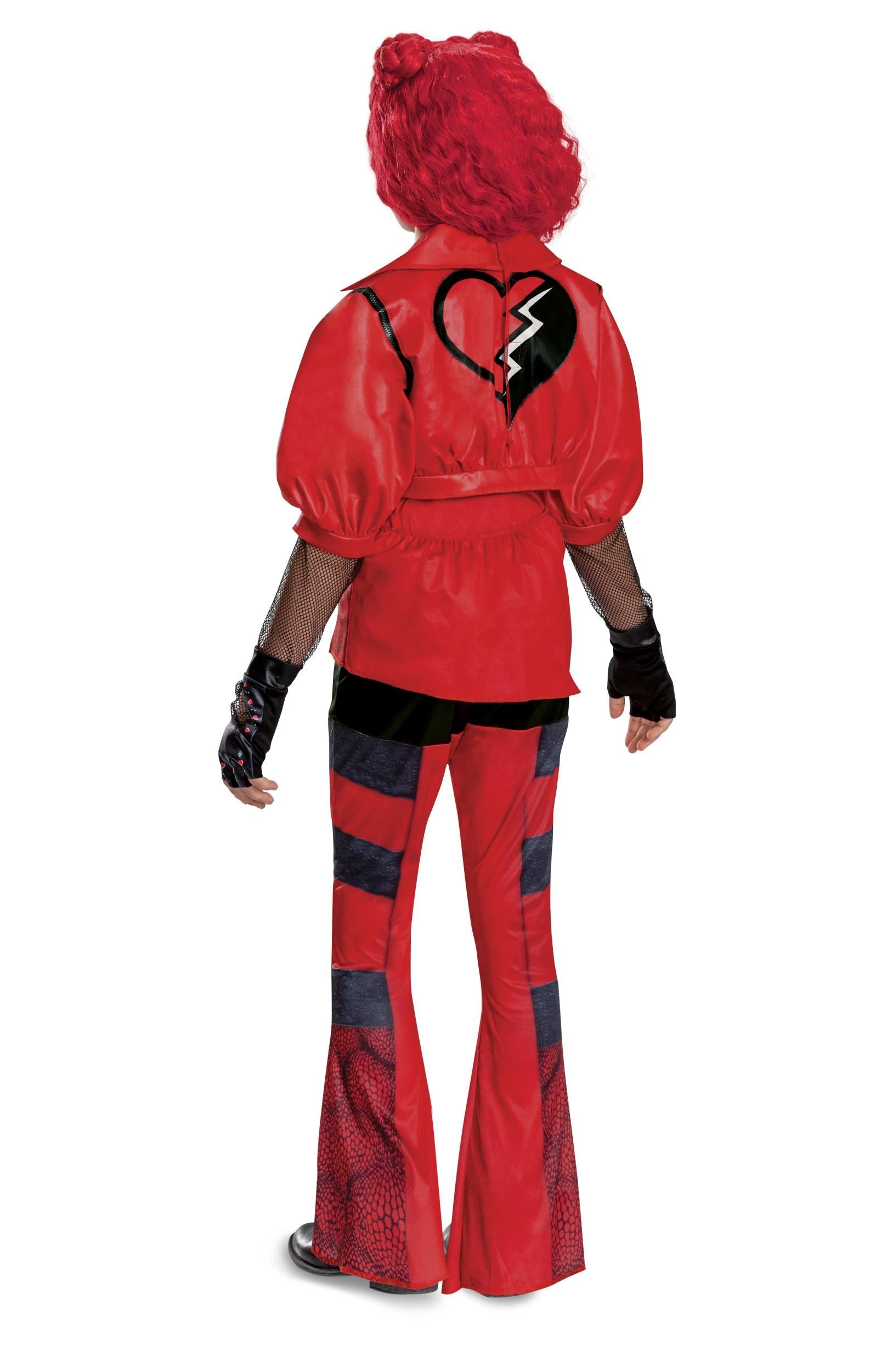 Descendants Red Deluxe Rise of Red Girls Costume by HalloweenStore.com