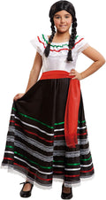 Mexicana Senorita Spanish Girl Toddler Child Costume 3-4 by HalloweenStore.com