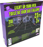 Light Up 24 Foot Mega Yard Spider Web Halloween Decoration by HalloweenStore.com