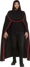 Goth Lord Cloak Adult Vampire Medieval Cape by HalloweenStore.com