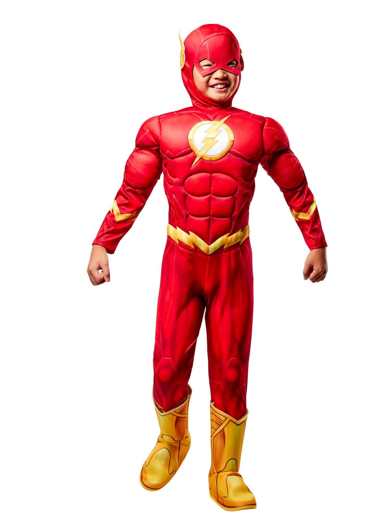 The Flash Deluxe Boys Child Costume Size Small 4-6 by HalloweenStore.com