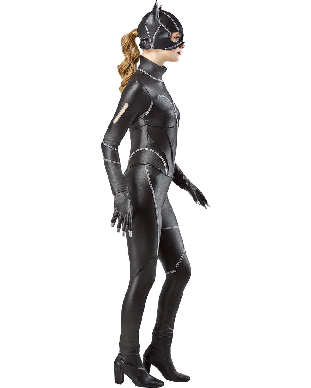 Catwoman Batman Jumpsuit Adult Small 4-6 by HalloweenStore.com