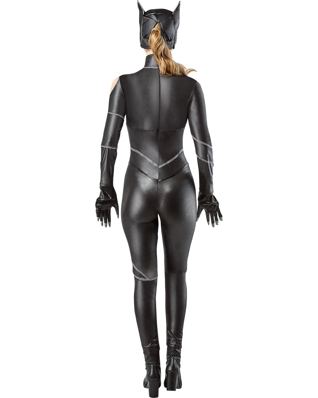Catwoman Batman Jumpsuit Adult Small 4-6 by HalloweenStore.com