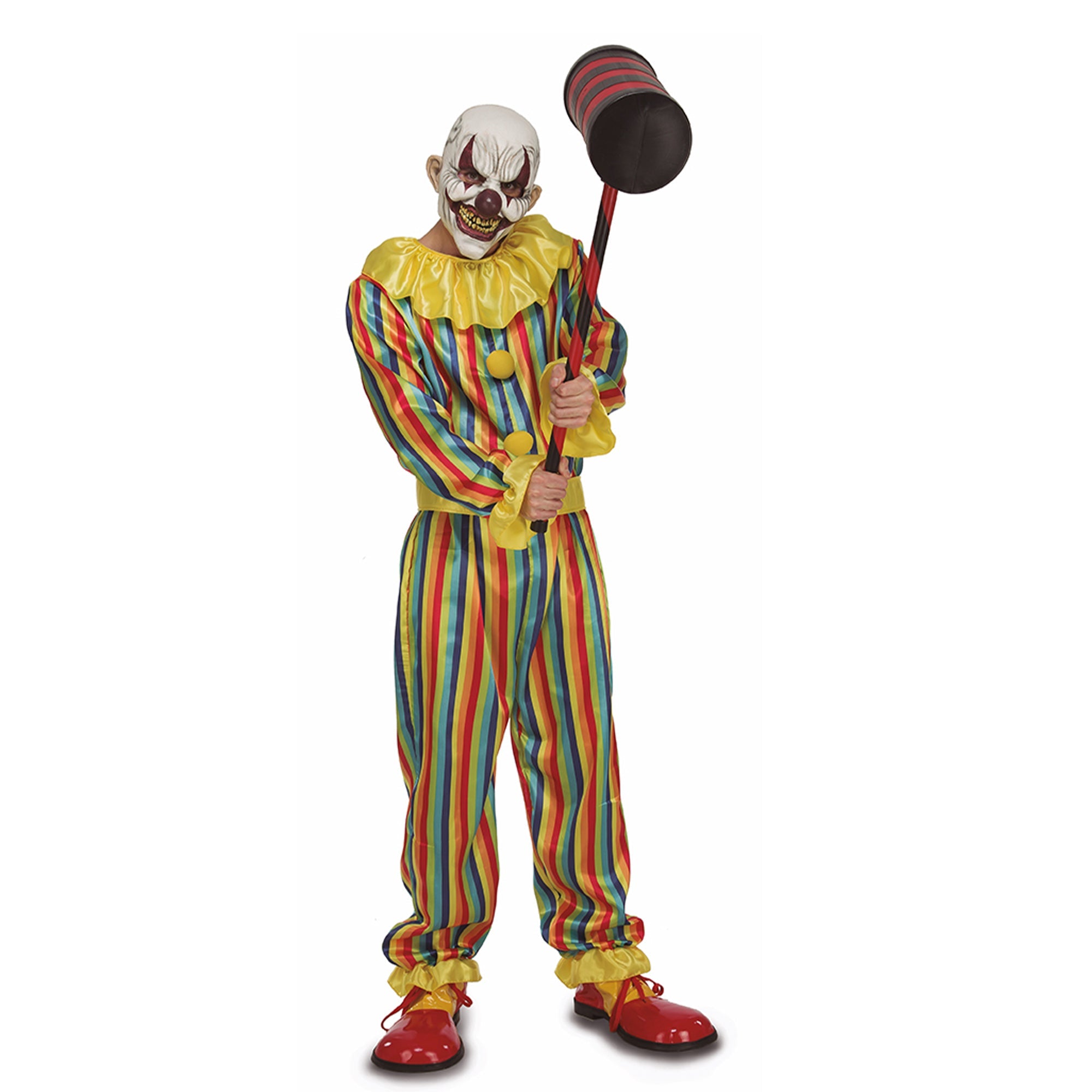 Evil Killer Prink Clown Adult Costume X-Large by HalloweenStore.com