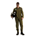 Top Gun Military Airforce Pilot Jumpsuit Adult Costume Small by HalloweenStore.com