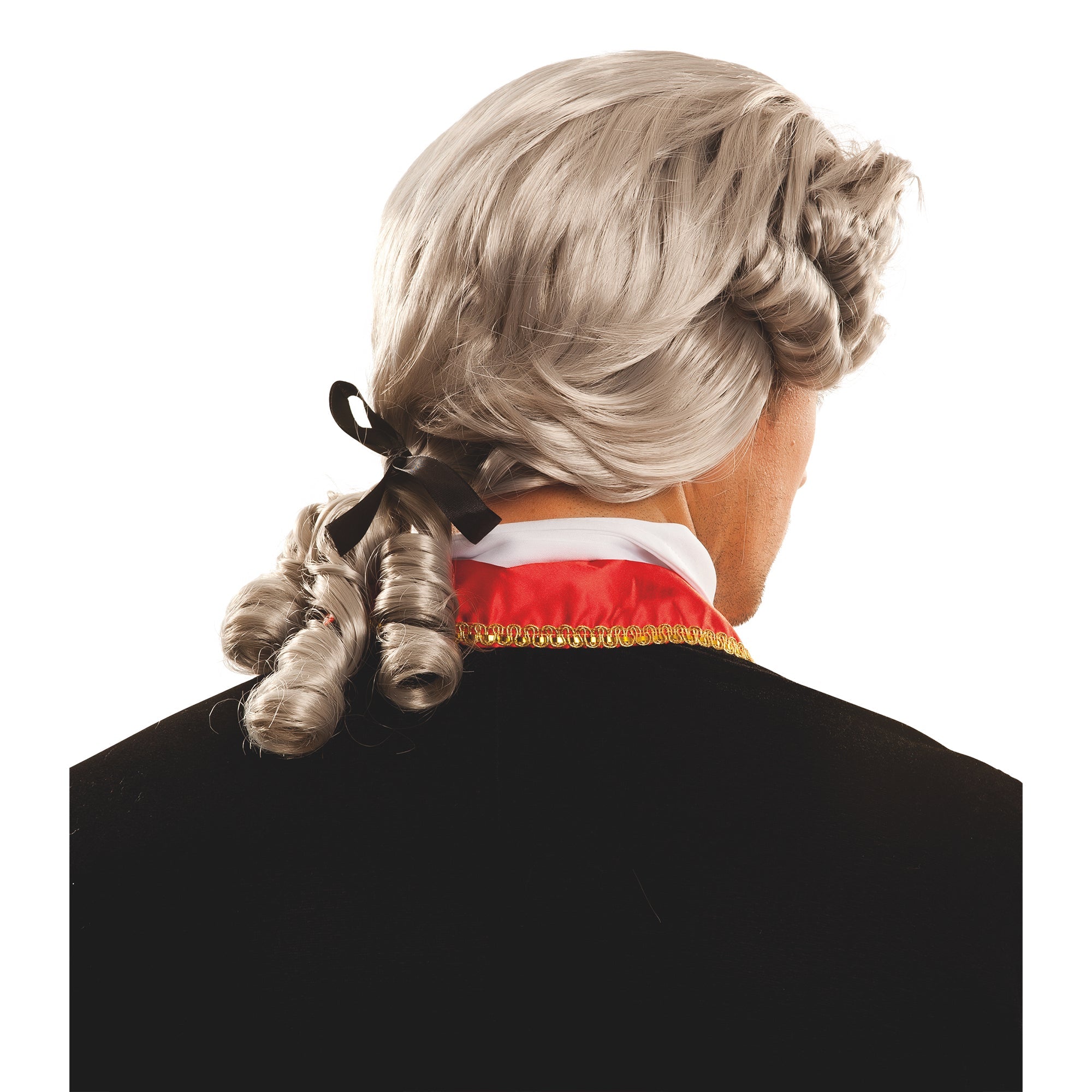 Lord Founding Father George Washington Judge Adult Wig Gray by HalloweenStore.com