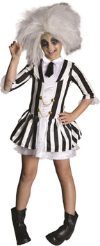 Beetlejuice Girls Dress Costume Large 12-14 by HalloweenStore.com