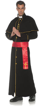 Father Catholic Black Pontiff Priest Adult Costume Plus Size XXL by HalloweenStore.com