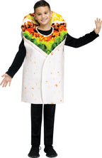 Festive Screen Print Burrito Child Mexican Food Costume by HalloweenStore.com