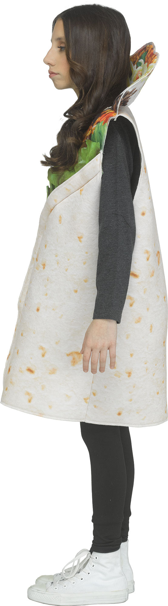 Festive Screen Print Burrito Child Mexican Food Costume by HalloweenStore.com