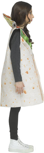 Festive Screen Print Burrito Child Mexican Food Costume by HalloweenStore.com