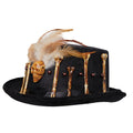 Witch Doctor Skeleton Bone Top Hat Costume Accessory Adult Size by HalloweenStore.com