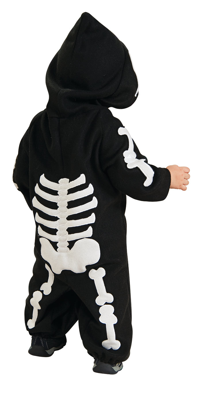 Baby Skeleton Romper Infant Costume Size:1-2 by HalloweenStore.com